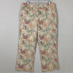 Sam Edelman Multi Color The Chelsea Wide Leg Crop Jeans size 33